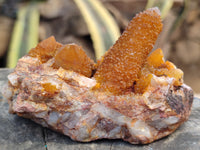 Natural Golden Solar Spirit Quartz Clusters x 3 From Boekenhouthoek, South Africa