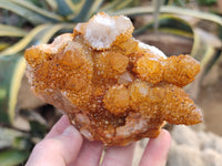 Natural Golden Solar Spirit Quartz Clusters x 3 From Boekenhouthoek, South Africa