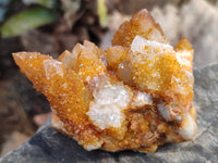 Natural Golden Solar Spirit Quartz Clusters x 3 From Boekenhouthoek, South Africa