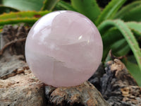 Polished Rose Quartz Spheres x 3 From Ambatondrazaka, Madagascar