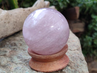 Polished Rose Quartz Spheres x 3 From Ambatondrazaka, Madagascar