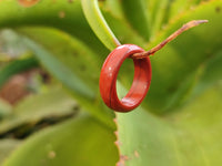 Hand Made 16mm Red Jasper Rings - sold per item - From South Africa