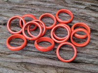 Hand Made 19mm Red Jasper Rings - sold per item - From South Africa