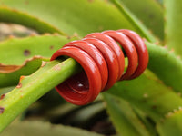 Hand Made 19mm Red Jasper Rings - sold per item - From South Africa