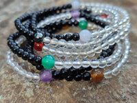 Hand Made Stone Bead Bracelets x 12 From China