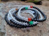 Hand Made Stone Bead Bracelets x 12 From China