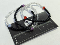 Hand Made Stone Bead Bracelets x 12 From China