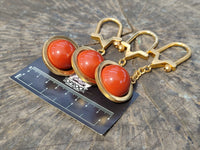 Hand Made Red Jasper Key Ring - sold per item - From South Africa