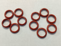 Hand Made 15.5mm Red Jasper Rings - sold per item - From South Africa