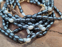 Hand Made Hematite Bead Bracelets - sold per item - From South Africa