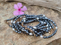 Hand Made Hematite Bead Bracelets - sold per item - From South Africa