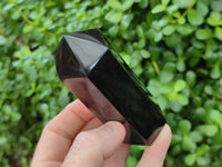 Polished Black Basalt Points x 12 From Antsirabe, Madagascar