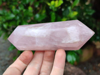 Polished Double Terminated Rose Quartz Points x 6 From Ambatondrazaka, Madagascar