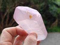 Polished Double Terminated Rose Quartz Points x 6 From Ambatondrazaka, Madagascar