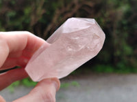 Polished Double Terminated Rose Quartz Points x 6 From Ambatondrazaka, Madagascar