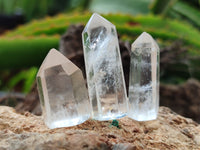 Polished Clear Quartz Crystals x 35 From Madagascar