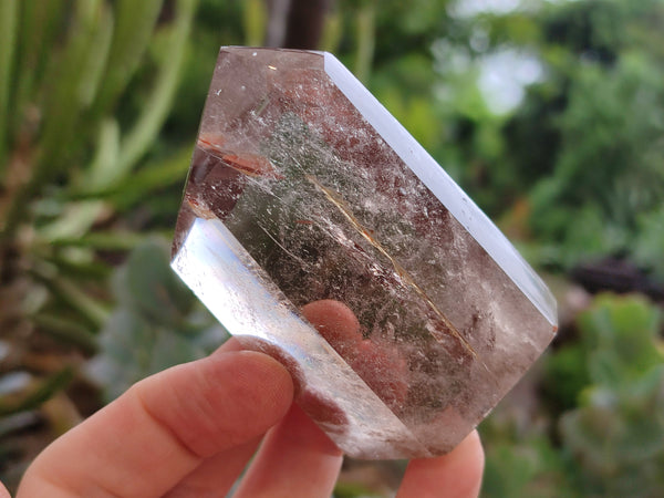 Polished Smokey Quartz Crystals x 3 From Madagascar