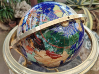 Polished Lapis Lazuli World Globe x 1 From China