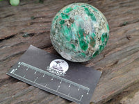 Polished Emerald Mica In Matrix Spheres x 2 From Mutoko, Zimbabwe