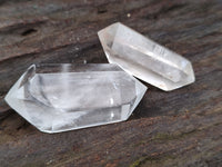 Polished Double Terminated Clear Quartz Crystals x 20 From Madagascar