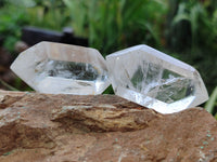 Polished Double Terminated Clear Quartz Crystals x 20 From Madagascar