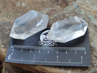 Polished Double Terminated Clear Quartz Crystals x 20 From Madagascar