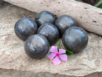 Polished Pharaoh Stone Spheres x 6 Zimbabwe