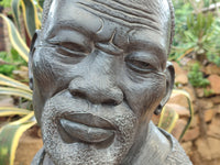 Hand Made Wonder Stone African Bust Sculpture x 1 From Zimbabwe