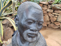 Hand Made Wonder Stone African Bust Sculpture x 1 From Zimbabwe