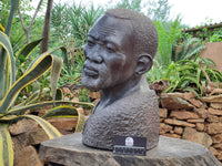 Hand Made Wonder Stone African Bust Sculpture x 1 From Zimbabwe