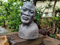 Hand Made Wonder Stone African Bust Sculpture x 1 From Zimbabwe