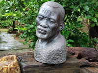 Hand Made Wonder Stone African Bust Sculpture x 1 From Zimbabwe