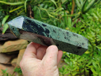 Polished Stromatolite Jasper Points x 2 From Katsepy, Madagascar