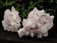 Natural Quartz Clusters x 8 From Madagascar