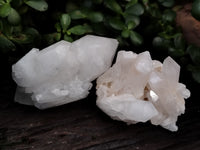 Natural Quartz Clusters x 8 From Madagascar