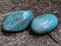 Polished Amazonite Free Forms x 12 From Madagascar