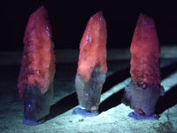 Natural Drusy Quartz Coated Calcite Pseudomorph Specimens x 35 From Alberts Mountain, Lesotho