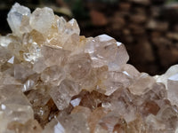 Natural Limonite Quartz Clusters x 2 From Solwezi, Zambia