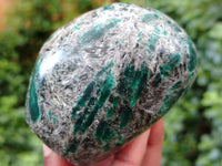 Polished Emerald Mica In Matrix Standing Free Forms x 4 From Mutoko, Zimbabwe