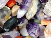 Polished Assortment Of Tumbled Stones x 3 Kg Lot From Southern Africa