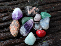 Polished Assortment Of Tumbled Stones x 3 Kg Lot From Southern Africa