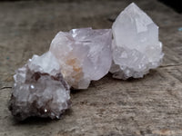 Natural Cactus Flower Spirit Quartz Clusters x 35 From South Africa