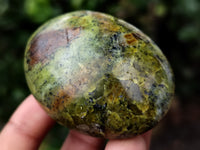 Polished Green Opal Palm Stones x 35 From Antsirabe, Madagascar