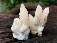 Natural Drusy Quartz Coated Calcite Pseudomorph Specimens x 24 From Alberts Mountain, Lesotho