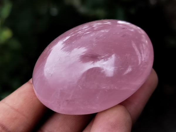 Polished Rose Quartz Palm Stones x 12 From Ambatondrazaka, Madagascar