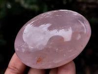 Polished Rose Quartz Palm Stones x 12 From Ambatondrazaka, Madagascar