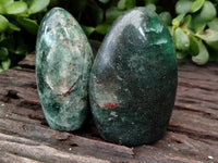 Polished Fuchsite Standing Free Forms x 6 From Madagascar