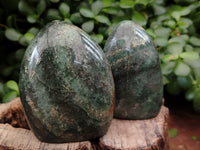 Polished Fuchsite Standing Free Forms x 6 From Madagascar