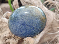 Polished Lazulite Palm Stones x 12 From Madagascar