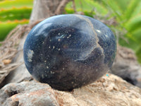 Polished Lazulite Palm Stones x 12 From Madagascar